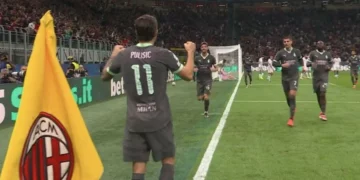 Pulishiq kalon Milanin në epërsi me gol nga korneri