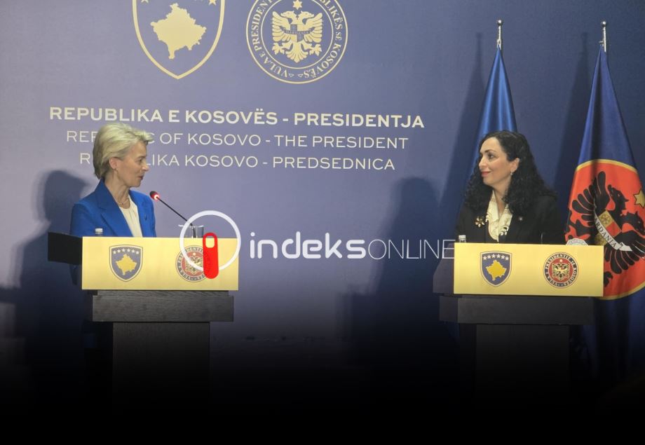 Vjosa Osmani ia thotë në sy Von Der Leyen: Largoni masat e padrejta ndaj Kosovës