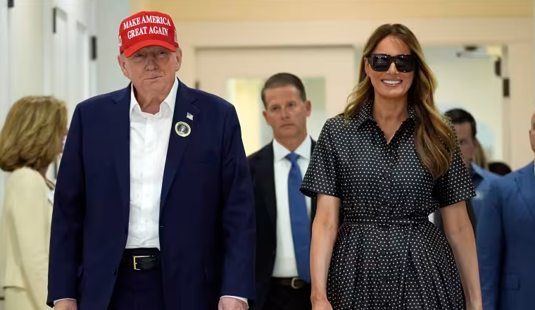 Trump dhe bashkëshortja e tij votojnë në Florida