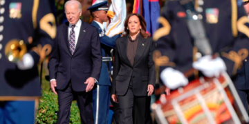 Biden dhe Harris shfaqen bashkë për herë të parë që nga humbja në zgjedhje