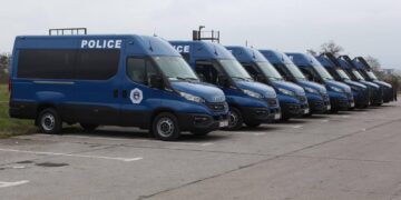 Policia e Kosovës pajiset me automjete të reja për nevoja operative