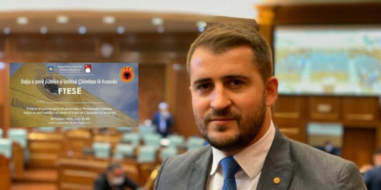 Më 28 nëntor përurohet Memorialin historik për daljen e parë publike të UÇK-së, nisi me propozim të deputetit Mergim Lushtaku