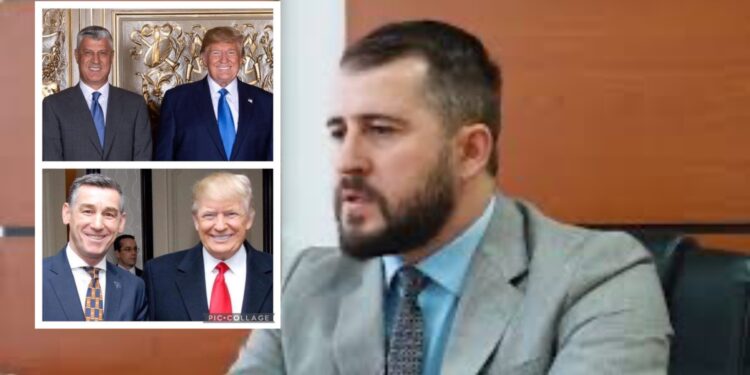 Deputeti Mërgim Lushtaku e uron Trumpin për fitore me foto të tij krah Thaçit e Veselit