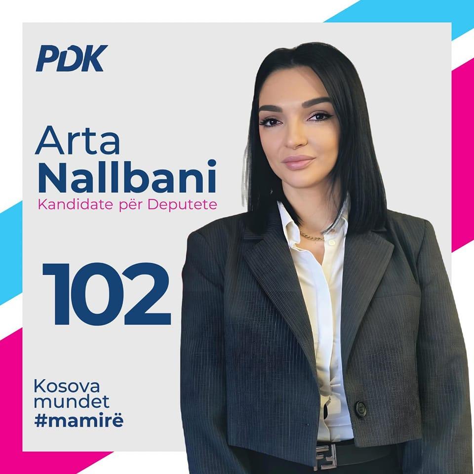 Kandidatja për deputete, Arta Nallbani: Pjesëmarrja aktive e gruas në politikë është domosdoshmëri