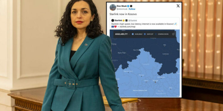 Presidentja Osmani i uron mirëseardhje Starlinkut në Kosovë