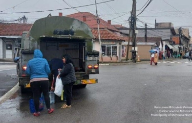 Shërbimi i ujit të pijes me cisterna në veri të Mitrovicës do të vazhdojë edhe sot