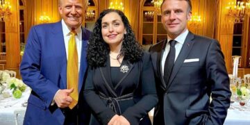 Osmani foto me Trumpin dhe Macronin: Aleanca euroatlantike