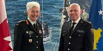 Gjeneral Bashkim Jashari nënshkruan marrëveshjen për shkëmbimin e kadetëve me Kanadanë