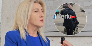 Flet drejtoresha e Spitalit të Mitrovicës, tregon gjendjen shëndetësore të policëve që u aksidentuan sot në veri (Video)