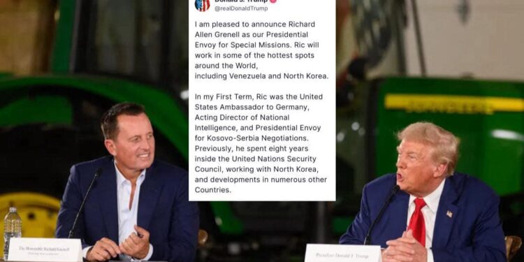 Trump zgjedh Richard Grenell si të dërguar për misione speciale