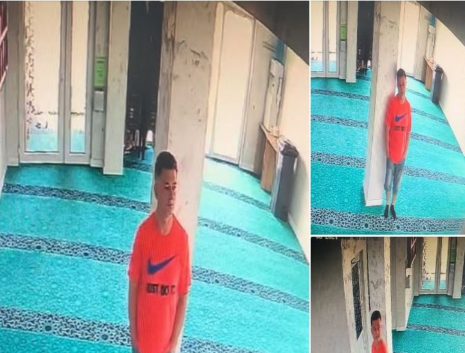 Policia e shpallë person në kërkim një qytetari që vodhi në xhami