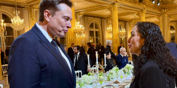Osmani takon Elon Musk në Paris, flasin për luftën kundër dezinformimit