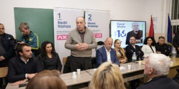 16-shi i PDK-së, Ferat Shala pritet me entuziazëm nga banorët e fshatit Fushicë e Ulët