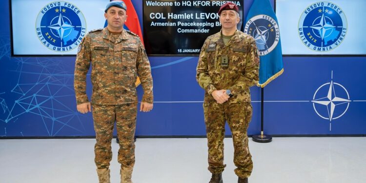 Barduani takon komandantin e brigadës armene, flasin për sigurinë gjithandej Kosovës, përmendet edhe dialogu i Brukselit