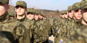 354 rekrutë filluan trajnimin për t’u bërë ushtarë të FSK-së