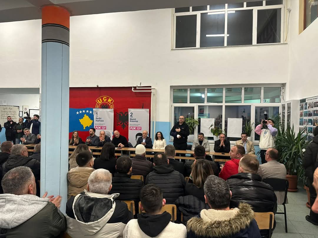 Betim Gjoshi i PDK-së mirëpritet ngrohtësisht nga bashkëvendasit e tij