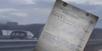 Gjobitet shoferi që ngiste veturën në anën e kundërt në autostradën “Arbën Xhaferi”
