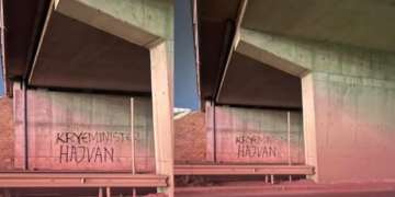 Shfaqet një grafit i ri me mbishkrimin “Kryeministër Hajvan”