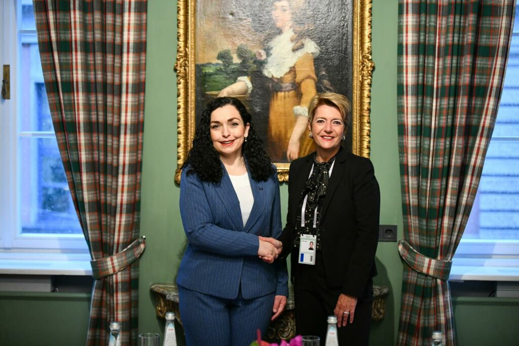 Osmani takon homologen e saj nga Zvicra, flasin për thellimin e bashkëpunimit midis dy vendeve