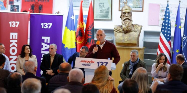 Haradinaj merr mbështetje në Korishë, premton uljen e çmimit të energjisë elektrike