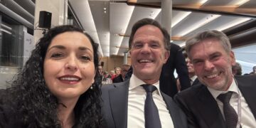 Osmani takohet me Rutten e Schoofin: Dy përkrahës të fuqishëm të paqes dhe sigurisë në Kosovë