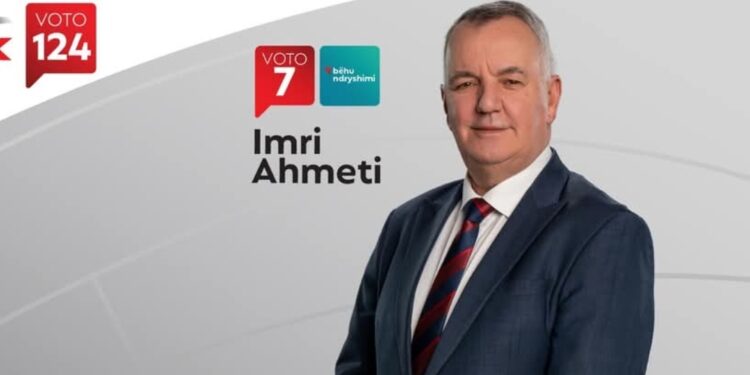 Imri Ahmeti: Kandidimin për deputet s’e kam për ambicie personale por për të sjellë ndryshimin e nevojshëm në vend!
