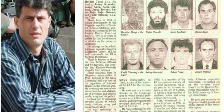 “Hashim Thaçi, tmerri i Serbisë”, kështu e kërkonte policia serbe gjatë luftës, foton ia publikuan gjithkund