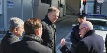 Sorensen e mbyll vizitën me një postim nga Merdarja: Koha për t’i modernizuar pikëkalimet ndërmjet Kosovës dhe Serbisë