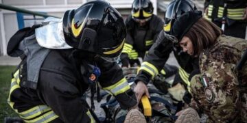 Ushtarët e KFOR-it me stërvitje rreth ndërhyrjes në rast aksidenti masiv