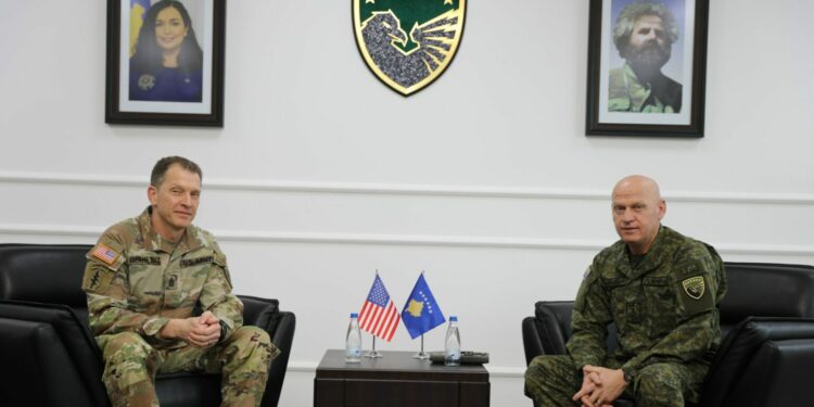 Jashari dhe Abernethy flasin për bashkëpunimin e shkëlqyer ndërmjet FSK-së dhe EUCOM-it