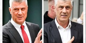 Detaji që (s)’na iku: Thaçi erdhi sot në Kosovë me të njejtën setër që e pati veshur kur e la vendin për tu përballur me Gjykatën Speciale