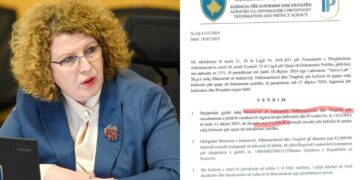 Ministria e udhëhequr nga Rozeta Hajdari gjobitet me 3 mijë euro për kufizim në qasje në dokumente publike