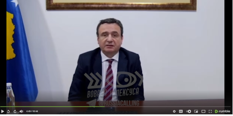 Zyra e Kryeministrit pasi Kurti u mashtrua nga komedianët rusë: Rusia është e fiksuar pas Kosovës