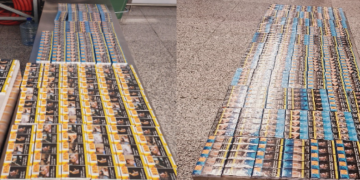Një udhëtare ndalohet me 120 boksa me cigare në aeroportin e Prishtinës, ishte nisur për në Londër