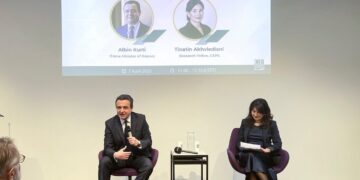 Kurti ankohet në CEPS: Procesi i anëtarësimit s’është i bazuar në merita, koha që BE ta bëjë më të prekshme këtë rrugë për Kosovën