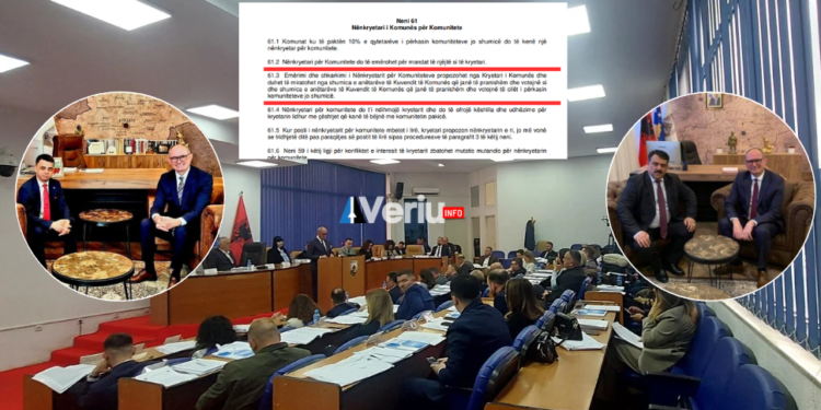 Kryetarit Aliu i shkarkohet dhe emërohet nënkryetari kundërligjshëm nga Kuvendi Komunal