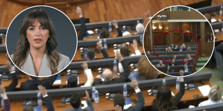 Dështon zgjedhja e Albulena Haxhiut për Kryetare të Kuvendit, mori vetëm 57 vota – tre deputët e NISMA-s abstenuan