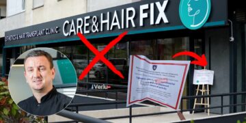 Mbyllet klinika e sapohapur “Care & Hair Fix” e Fehim Halitit, Inspektorati Shëndetësor gjeti se ajo s’ka licencë