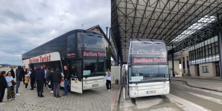 Autobusi i prishur në Serbi, Barileva Turist: Ishte defekt që u rregullua për 1 orë udhëtarët kanë arritur në Kosovë (Foto)