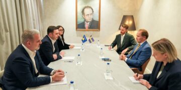 Abdixhiku takon ambasadorin suedez: Qeveria e Tranzicionit, rrugëdalja më e mirë nga kriza institucionale