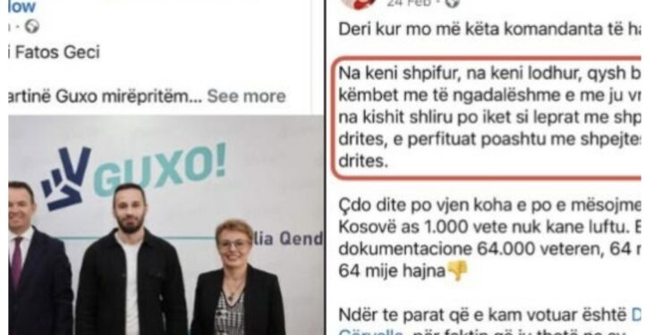 “Me ju vra shkijt” – Nipi i Gani Gecit që aderoi në “Guxo”, fyente rëndë komandantët e UÇK-së