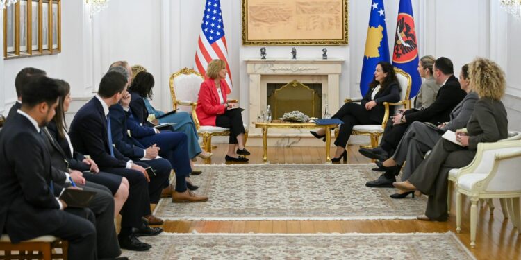 Osmani i pret kongresistet amerikane: Rruga euroatlantike e Kosovës – qëllim i palëkundur