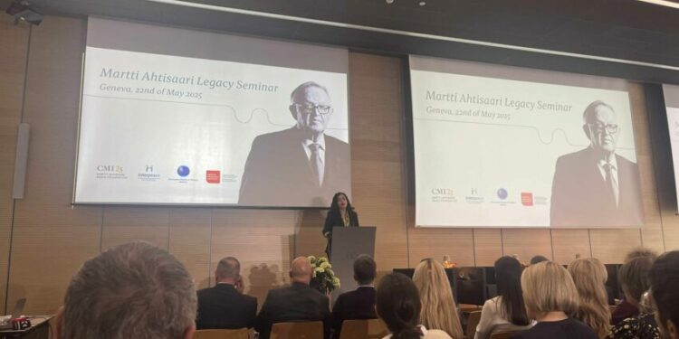 Presidentja Osmani në Gjenevë: Plani i Martti Ahtisaarit vuri themelet për Kosovën që njohim sot