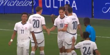 Ardon Jashari bën asist, Zvicra i mposht me lehtësi Shtetet e Bashkuara të Amerikës