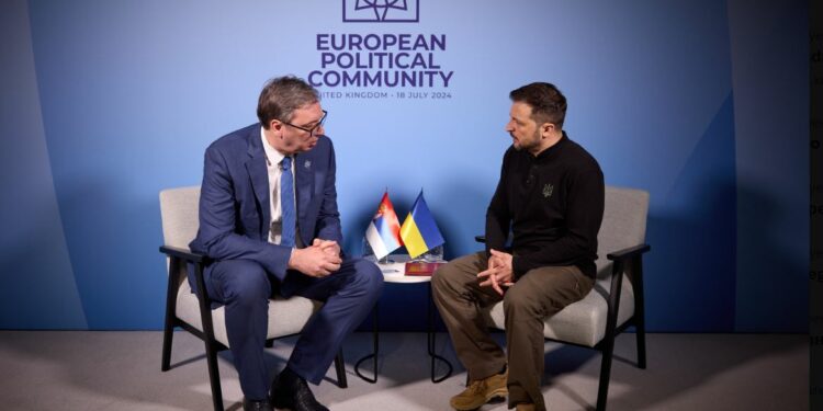 Vuçiqi shkon në Ukrainë
