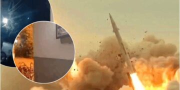 Pamje nga afër: Qytetari incizon momentin e sulmit me raketa të Iranit në Tel-Aviv