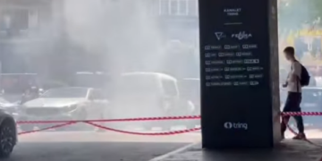 Merr flakë autoambulanca te hoteli “Grand”, ku vdiq 25 vjeçari që ra nga lartësia