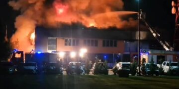 Zjarr i madh në objektin e IPKO-s në Zonën Industriale në Prishtinë