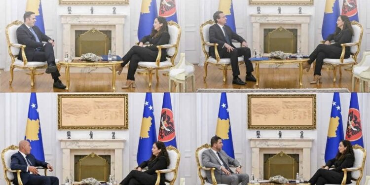 Osmani ndanë detaje pas takimeve me liderët e partive, kërkon zgjidhje për zhbllokimin e Kuvendit