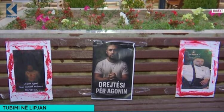 Në Lipjan protestohet kundër policisë, pro Agonit